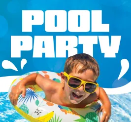 Summer Pool Party Event Graphic