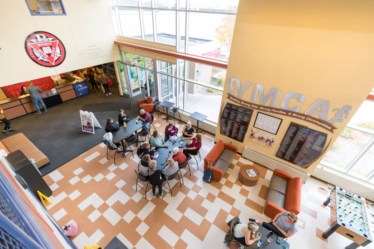YMCA lobby