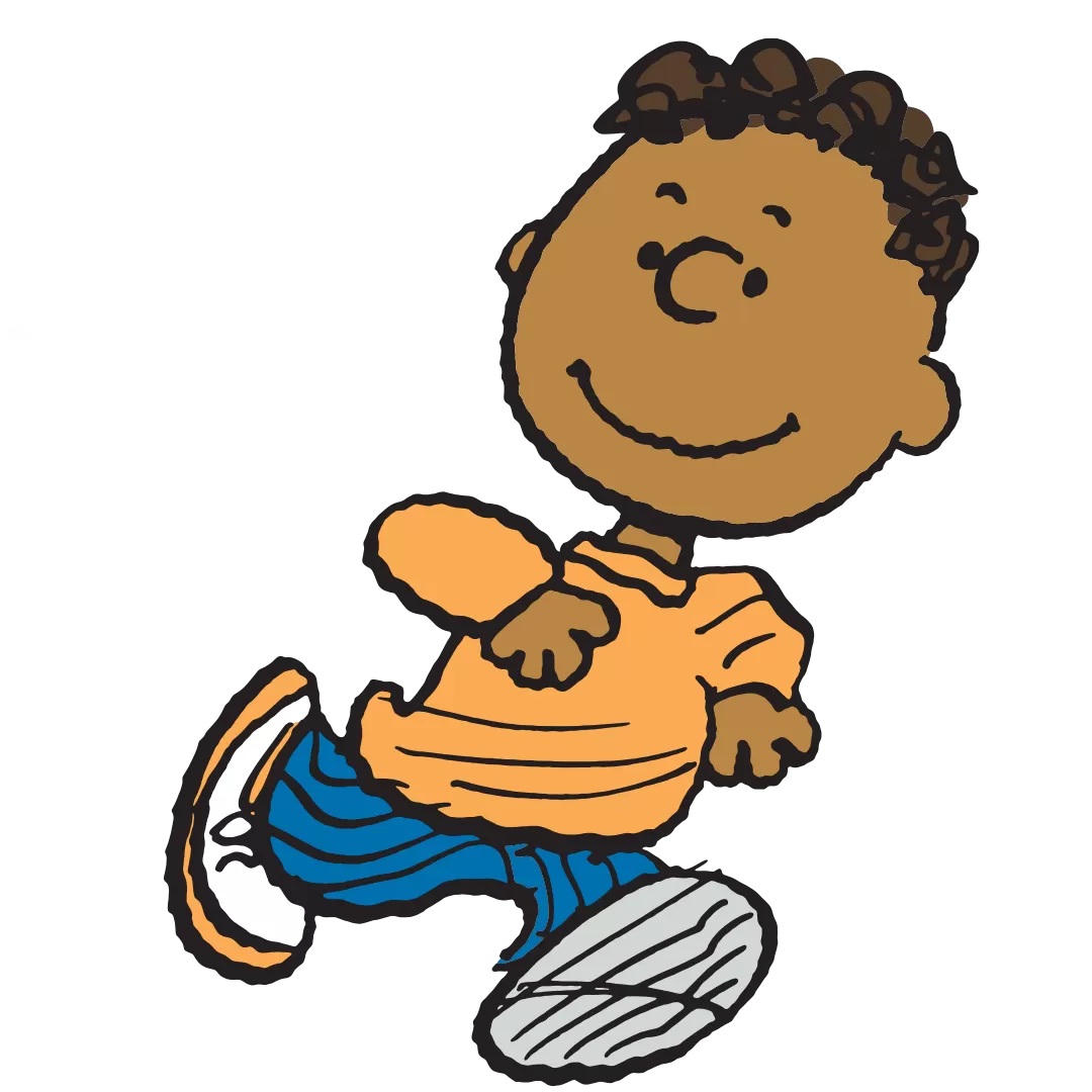 running peanuts character