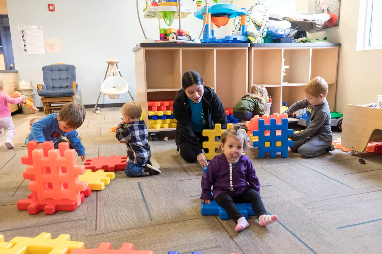 children playing in YMCA Child Watch